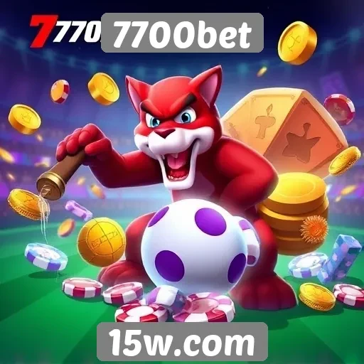 Variedade de jogos disponíveis na 7700bet